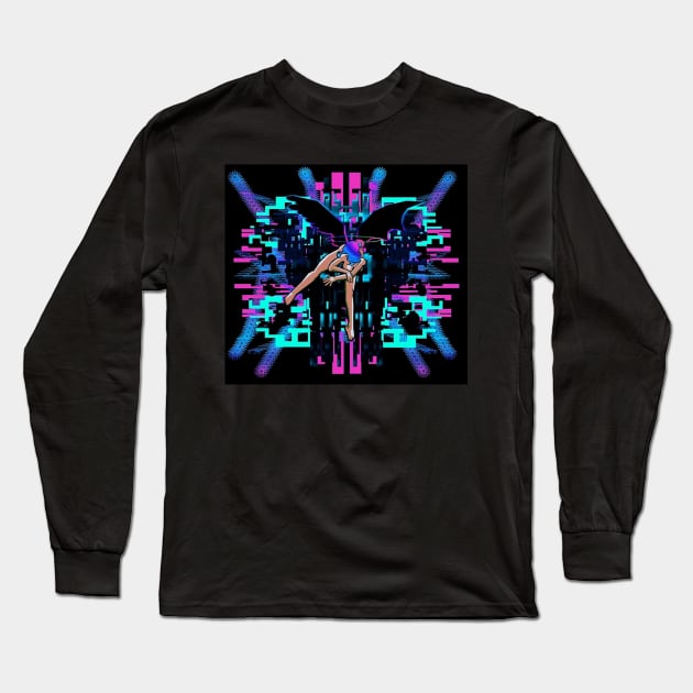 CYBERSHADE PARADOX Long Sleeve T-Shirt by BUNNYDETH